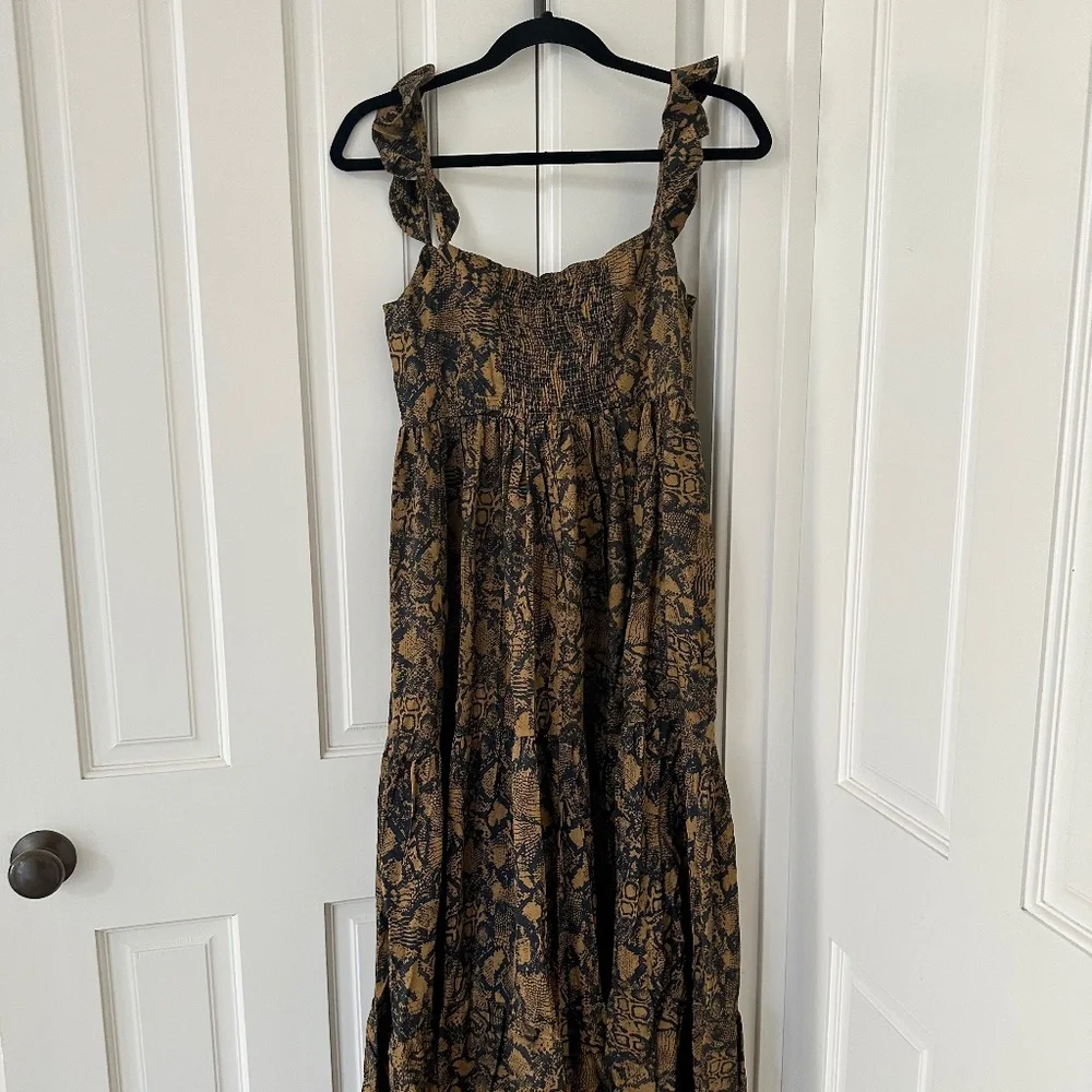 Snake Print Dress - Maxi - Picture 3 of 3